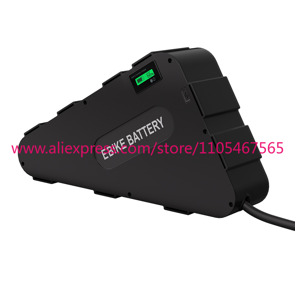 Electric Bicycle Battery 72V 30Ah - Dreieckiger Lithium-Akku für Elektrofahrräder 52V 60V