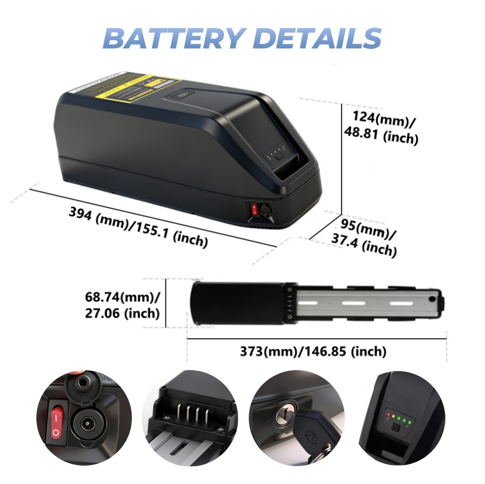 Upgrade 36V 48V Lithium-Akku f – Ebike Battery 48V 20Ah Hailong Bewertung und Preis
