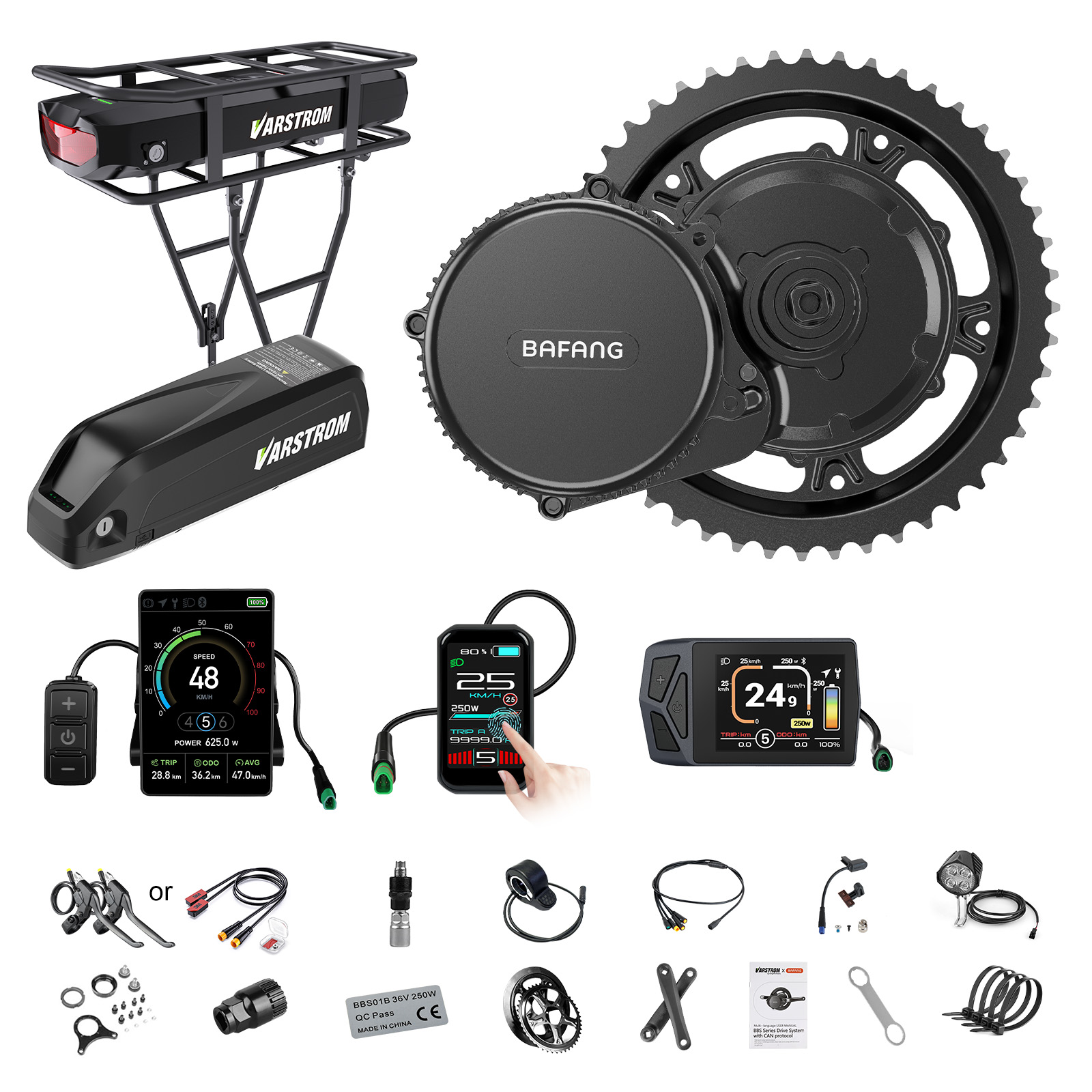 [US-Versand] Bafang Motor 750W – Bafang Bbs02B 48V 750W Mid Drive Kit Bewertung und Preis