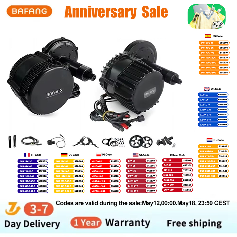 Bafang BBSHD 1000W 52V 48V 68m – Bafang Bbshd 1000W Conversion Kit Bewertung und Preis